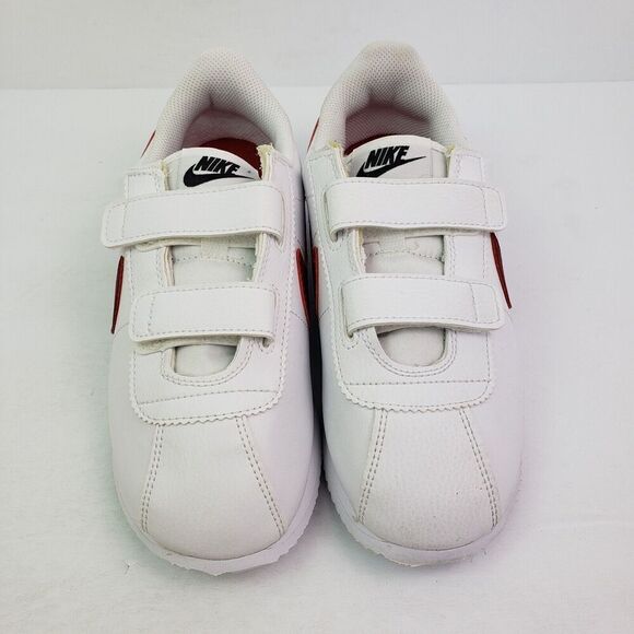 Nike Cortez Basic SL PSV Youth Size 3Y White Varsity Red Sneaker Shoes 904767-10 - Picture 4 of 9